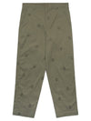 Health Seekers Golfers Malbon Embroidered Chino Pants OLIVE - MALBON GOLF - BALAAN 1