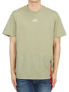 Clint Men's Short Sleeve T-Shirt PMTSRE08 SAGE - PARAJUMPERS - BALAAN 1