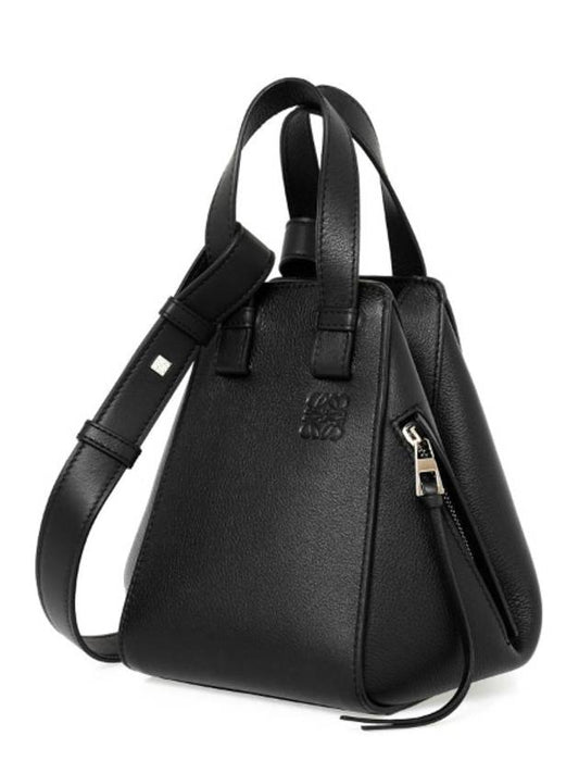 Hammock Compact Classic Calfskin Tote Bag Black - LOEWE - BALAAN 2