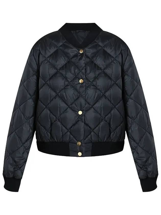 Bisoft Water Repellent Reversible Padded Jacket Black - MAX MARA - BALAAN 2