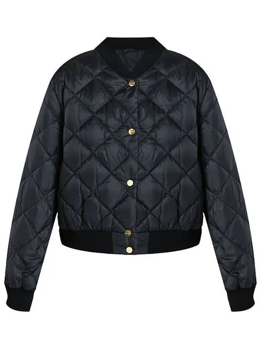 Bisoft Water Repellent Reversible Padded Jacket Black - MAX MARA - BALAAN 2