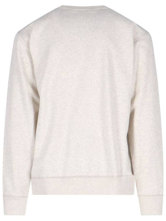 Mikoy Logo Cotton Sweatshirt Ecru - ISABEL MARANT - BALAAN 4