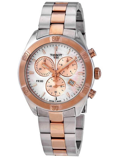 Tissot PR 100 Sport Chic Chronograph Quartz Ladies Watch T101.917.22.151.00 - TISSOT - BALAAN 1