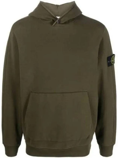 Compass Logo Patch Hoodie Olive - STONE ISLAND - BALAAN 2