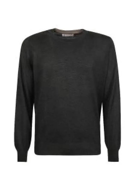 Cashmere Silk Knit Top Grey - BRUNELLO CUCINELLI - BALAAN 2