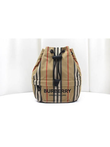 Poebe striped pouch 8026737 - BURBERRY - BALAAN 1