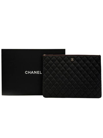 Classic Clutch Large Caviar Gold Plated AP4022 - CHANEL - BALAAN 1