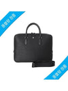 Meisterstuck Textured Leather Briefcase Black - MONTBLANC - BALAAN 2