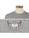 4 Bar Armband Tonal Long Sleeve T-Shirt Grey - THOM BROWNE - BALAAN 5