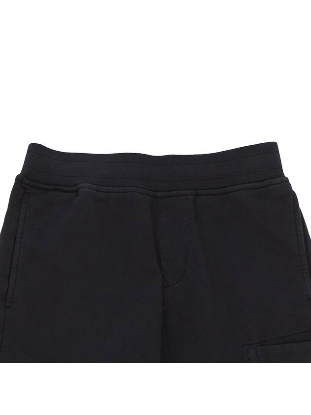 Kids Wappen Patch Fleece Shorts Navy - STONE ISLAND - BALAAN 4