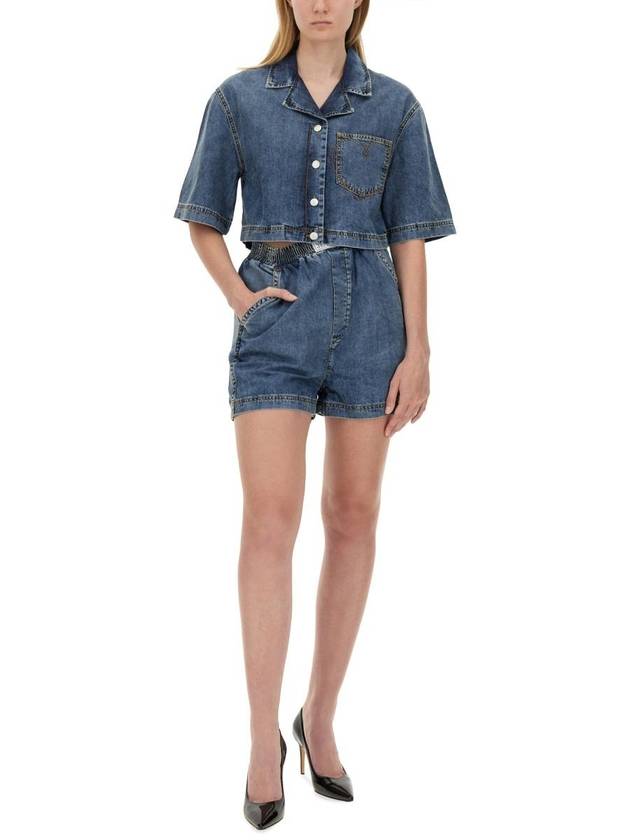 Moschino Jeans Denim Shorts - MOSCHINO - BALAAN 2