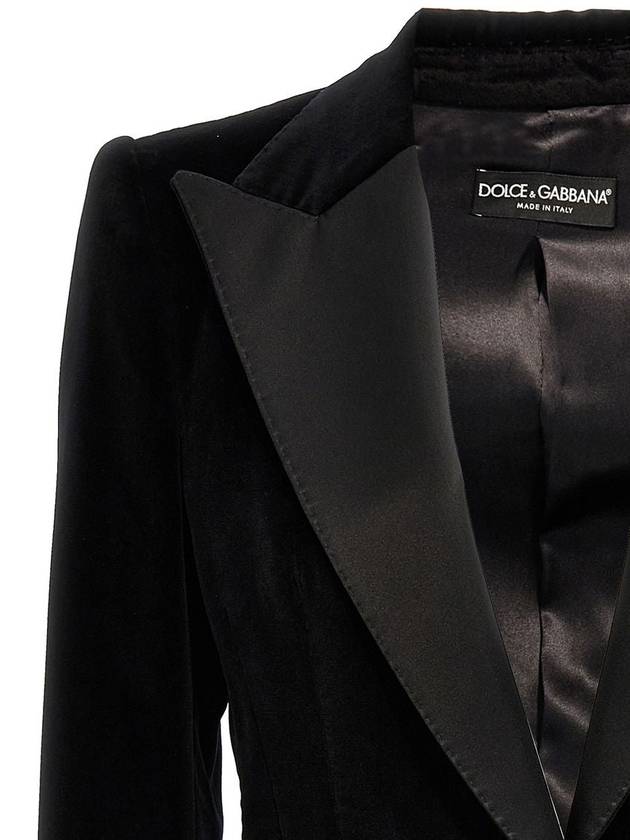 Dolce & Gabbana Black Cotton Blazer - DOLCE&GABBANA - BALAAN 2