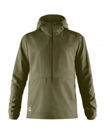 Men's High Coast Lite Wind Jacket Green - FJALL RAVEN - BALAAN 1