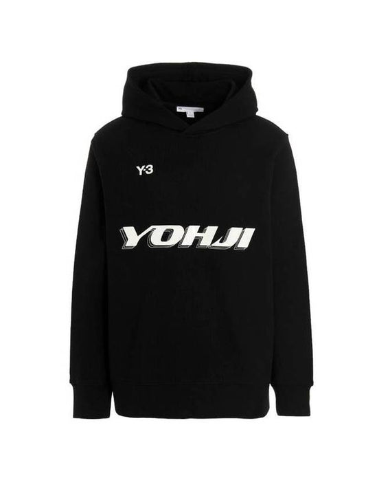 Yoji Print Hooded Black - Y-3 - BALAAN 1