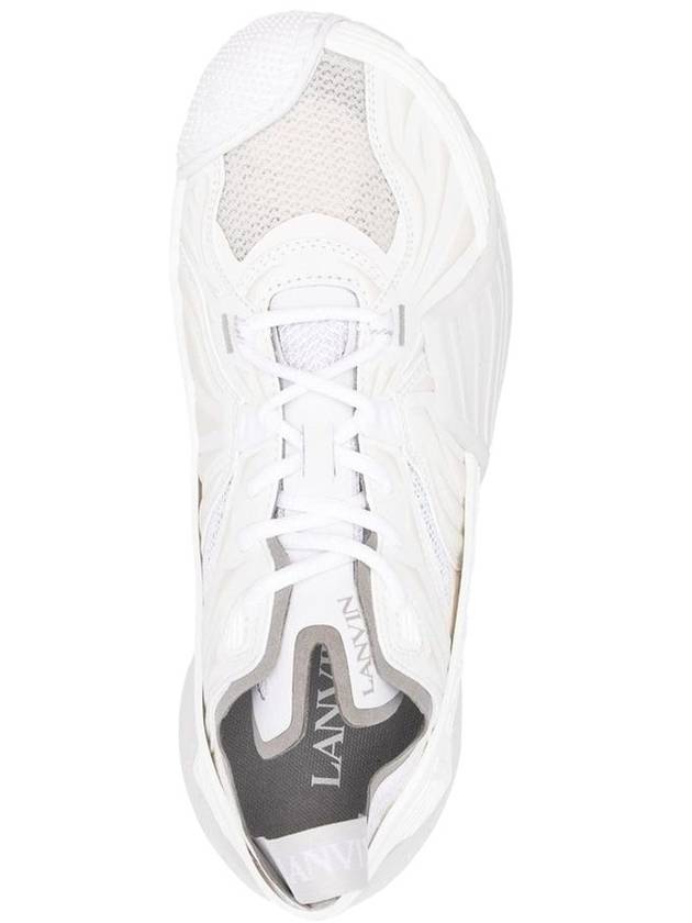 Mesh FalshX Low Top Sneakers White - LANVIN - BALAAN 4