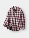 Prime check shirt burgundy - INDUST - BALAAN 1