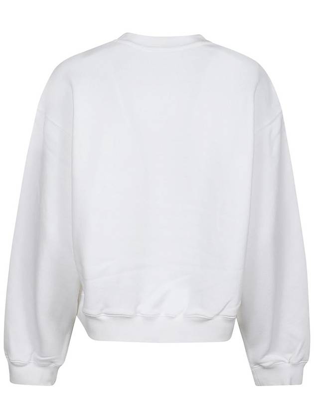 Alexander Wang Puff Logo Structure Terry Sweatshirt White - ALEXANDER WANG - BALAAN 3