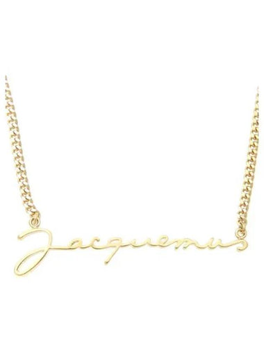 Jacquemus La Chain Signature Logo Necklace - JACQUEMUS - BALAAN 1