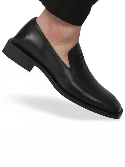 BB Logo Square Toe Loafers Black - BALENCIAGA - BALAAN 2