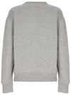 Embroidered Logo Cotton Sweatshirt Grey - POLO RALPH LAUREN - BALAAN 4