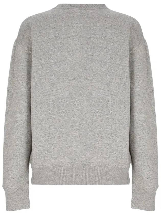 Embroidered Logo Cotton Sweatshirt Grey - POLO RALPH LAUREN - BALAAN 4