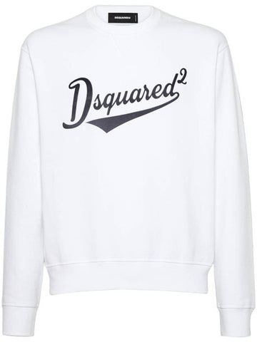 DSQUARED2 D2 Cotton Sweatshirt - DSQUARED2 - BALAAN 1