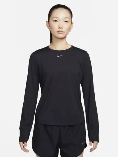 One Classic Dri Fit Long Sleeve T-Shirt Black - NIKE - BALAAN 2