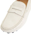 Gommino Bubble Suede Driving Shoes Ivory - TOD'S - BALAAN 8