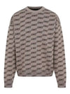 BB Monogram Sweatshirt Brown - BALENCIAGA - BALAAN 2