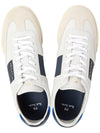 Dover Suede Leather Low Top Sneakers White - PAUL SMITH - BALAAN 3