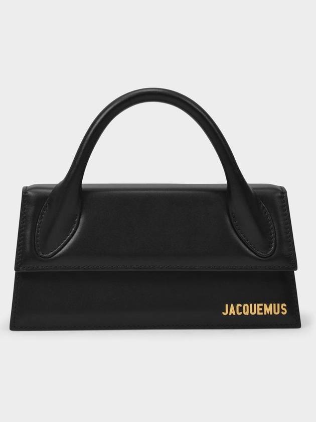 Le Chiquito Leather Tote Bag Black - JACQUEMUS - BALAAN 2