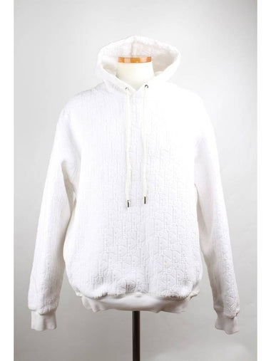 Oblique jacquard terry hoodie L - DIOR - BALAAN 1