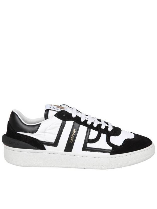 Lanvin Leather And Suede Sneakers With Nylon Inserts - LANVIN - BALAAN 1