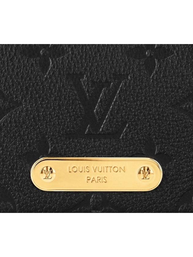 On Chain Lily Monogram Long Wallet Black - LOUIS VUITTON - BALAAN 6