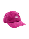 Graffiti Corduroy Low Pro Ball Cap Purple - STUSSY - BALAAN 1