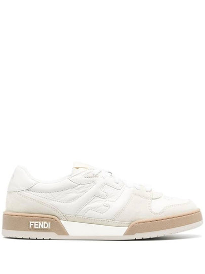 Match FF Logo Low Top Sneakers White - FENDI - BALAAN 2