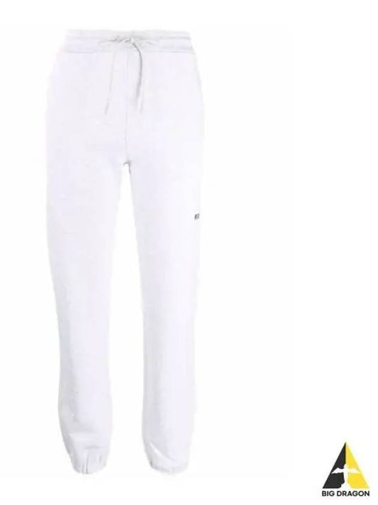 Logo Banding Cotton Track Pants White - MSGM - BALAAN 2