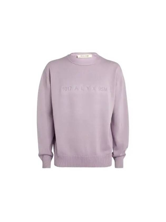 ALYX Men s Purple Logo Print Knit Sweater AAMKN0122YA02 - 1017 ALYX 9SM - BALAAN 6