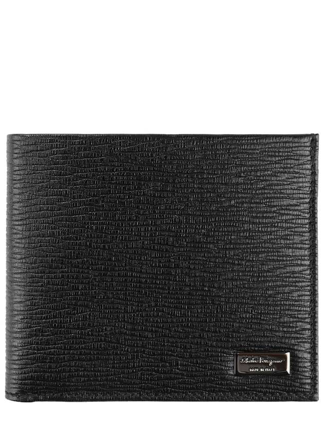 Men's Classic Logo Half Wallet Black - SALVATORE FERRAGAMO - BALAAN 2