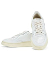 Medalist Leather Low Top Sneakers White - AUTRY - BALAAN 4