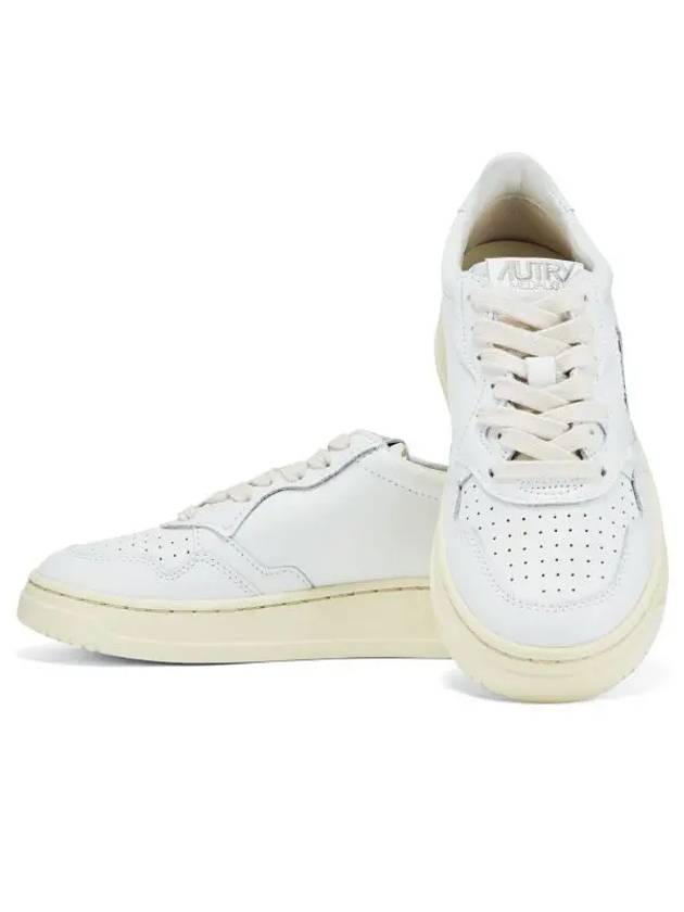 Medalist Leather Low Top Sneakers White - AUTRY - BALAAN 5