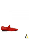 Casi Myra Mary Jane Leather Flat Red - CAMPER - BALAAN 2