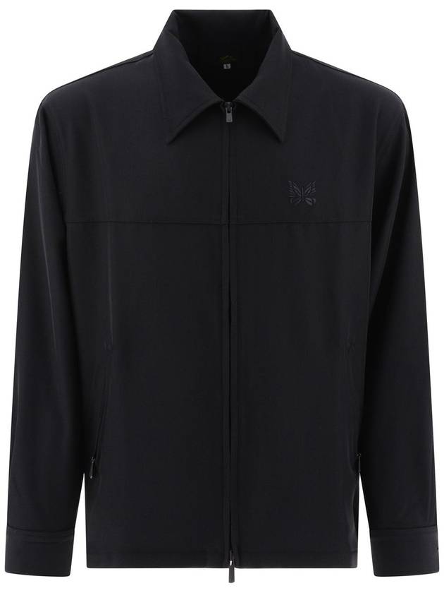 Sports Zip-Up Jacket Black - NEEDLES - BALAAN 1