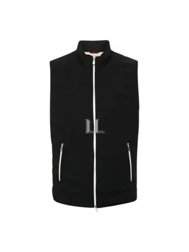 Zip-Up Down Vest Black - BRUNELLO CUCINELLI - BALAAN 2