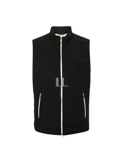 Zip-Up Down Vest Black - BRUNELLO CUCINELLI - BALAAN 2