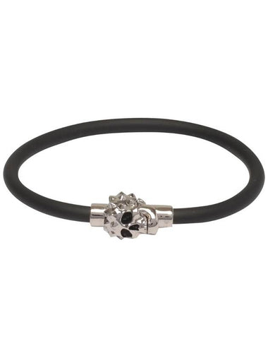 Skull Lover Bracelet Black - ALEXANDER MCQUEEN - BALAAN 1