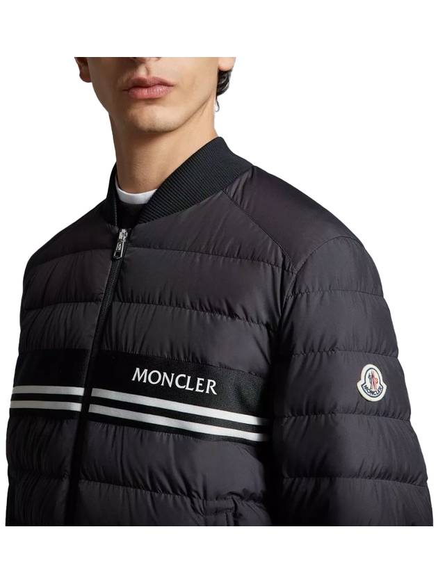 Mounier Short Down Jacket Black - MONCLER - BALAAN 4