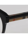 Glasses frame BE2356 3942 JACQUELINE black round horn rim - BURBERRY - BALAAN 5