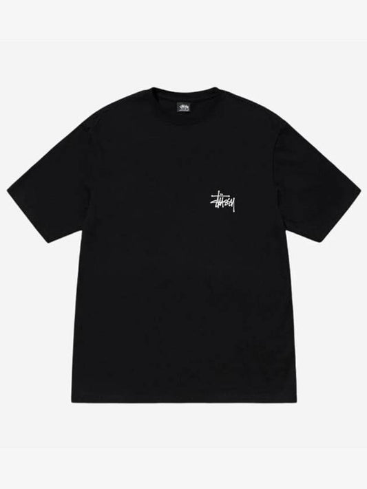 24SS Basic T Shirt Black 2024 1905000 - STUSSY - BALAAN 2