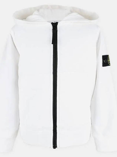 Stone Kids Waffen Patch Hood Zip up White 761660740 V0001 - STONE ISLAND - BALAAN 2